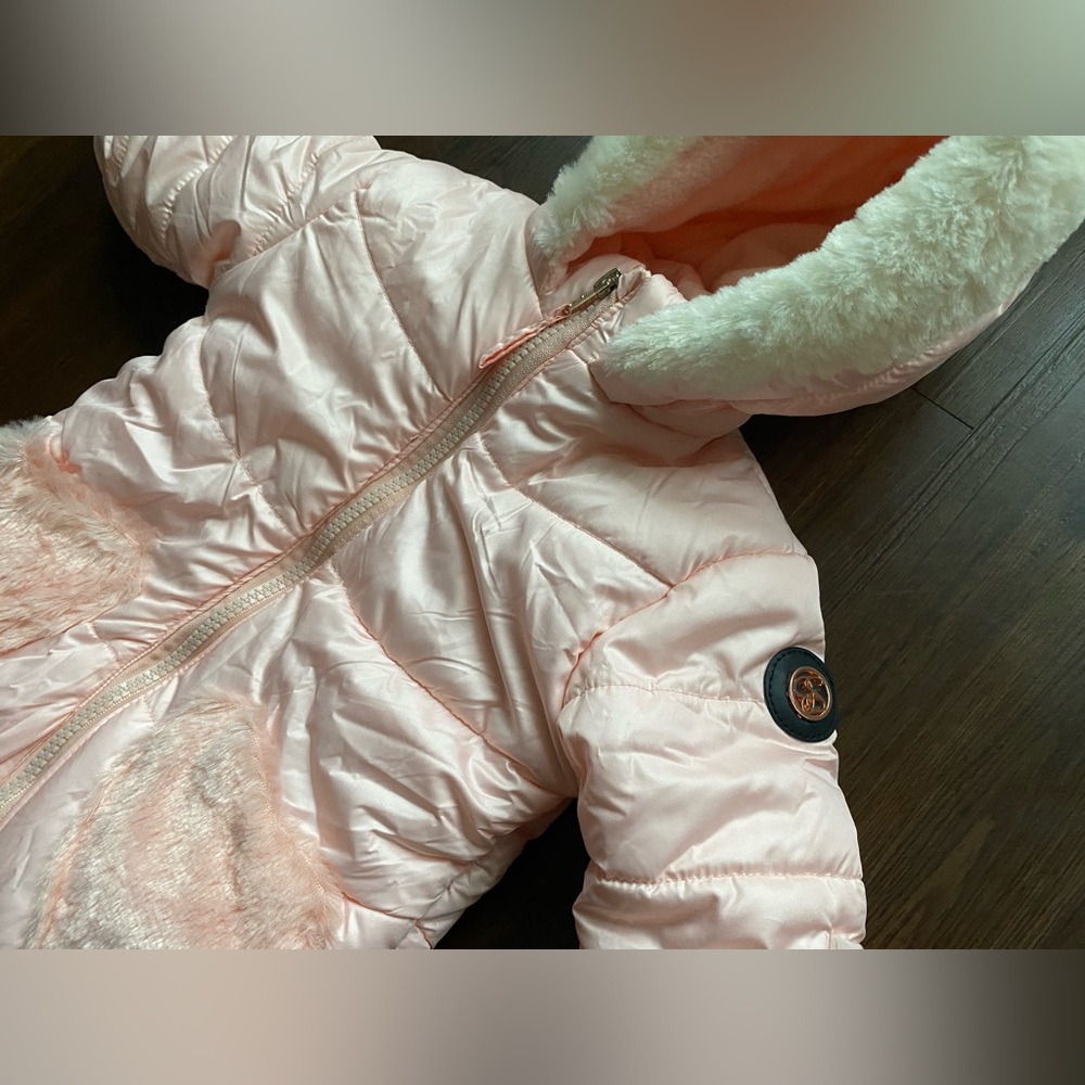 •NWT•Jessica Simpson Infant Girl Snow Suit Pram- ‘Blush Pink’ - Picture 3 of 14